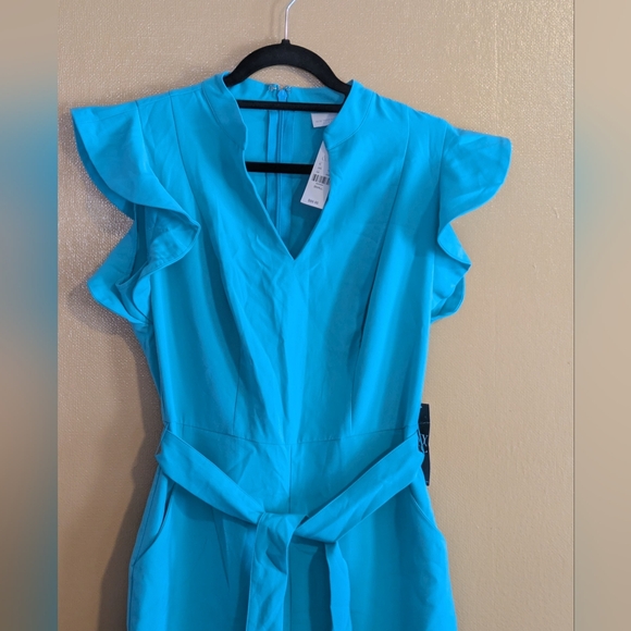 Ruffled Sleeves Jumpsuit, Size Small - Picture 3 of 11